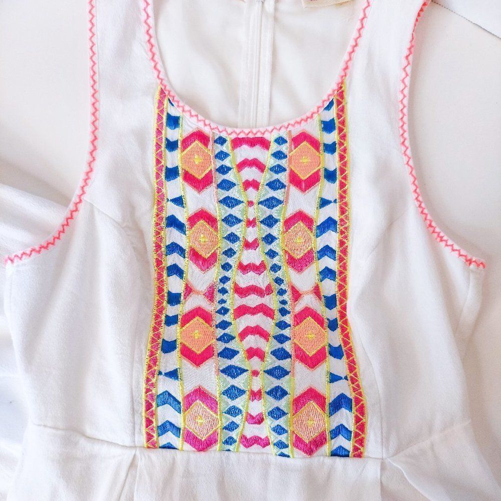 ALTAR'D STATE Embroidered Boho Maxi Beachy Small